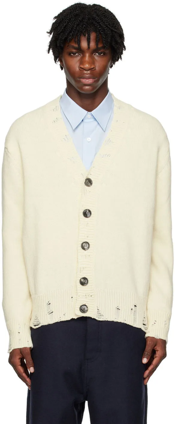 AMI Cut Out Cardigan