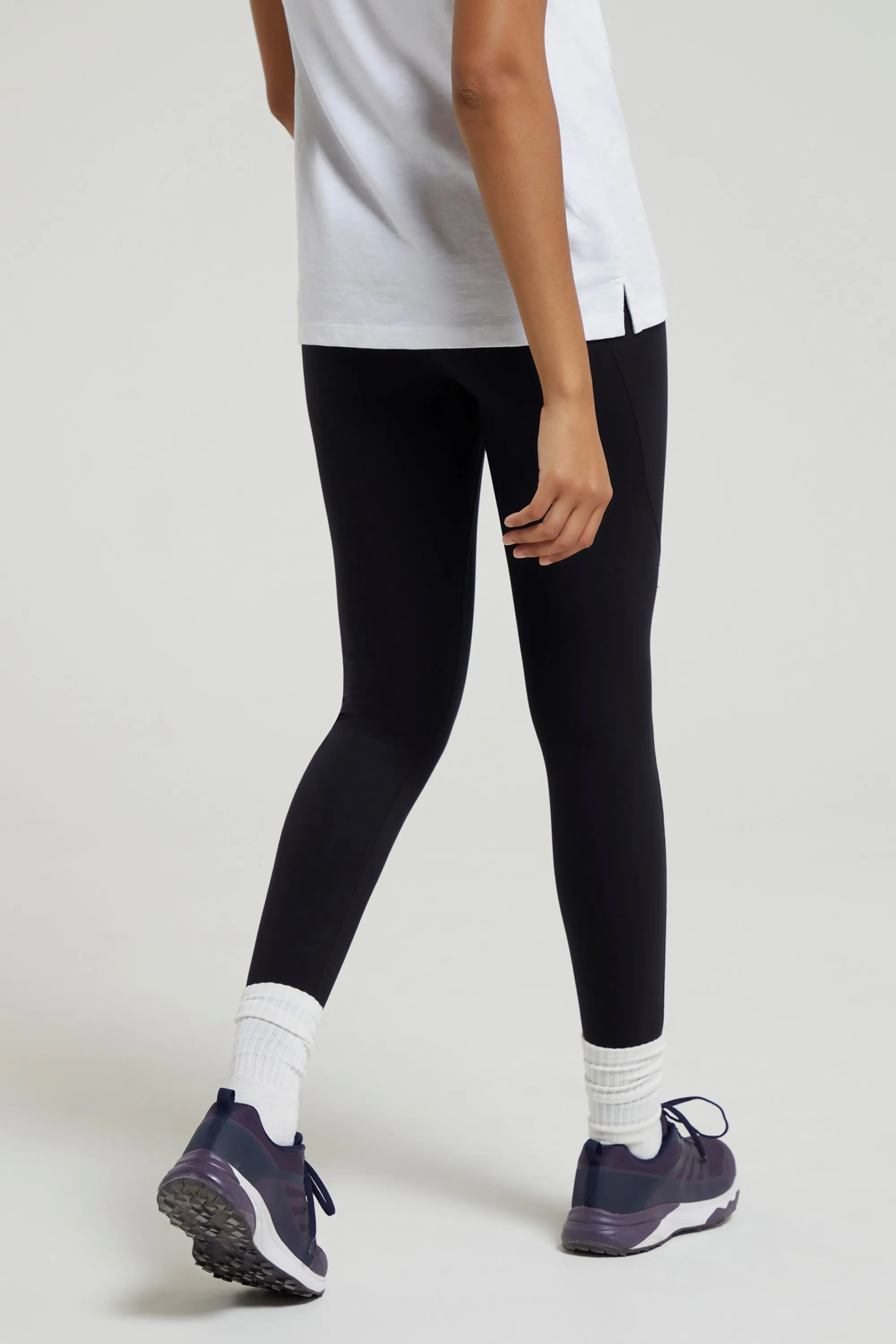 Blackout leggings largos de cintura alta para mujer