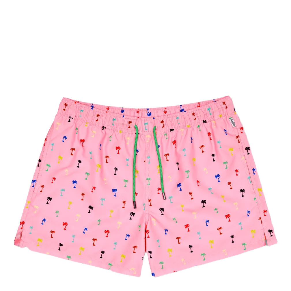 Calcetines Happy Socks Palm Swim Shorts Medium Pink