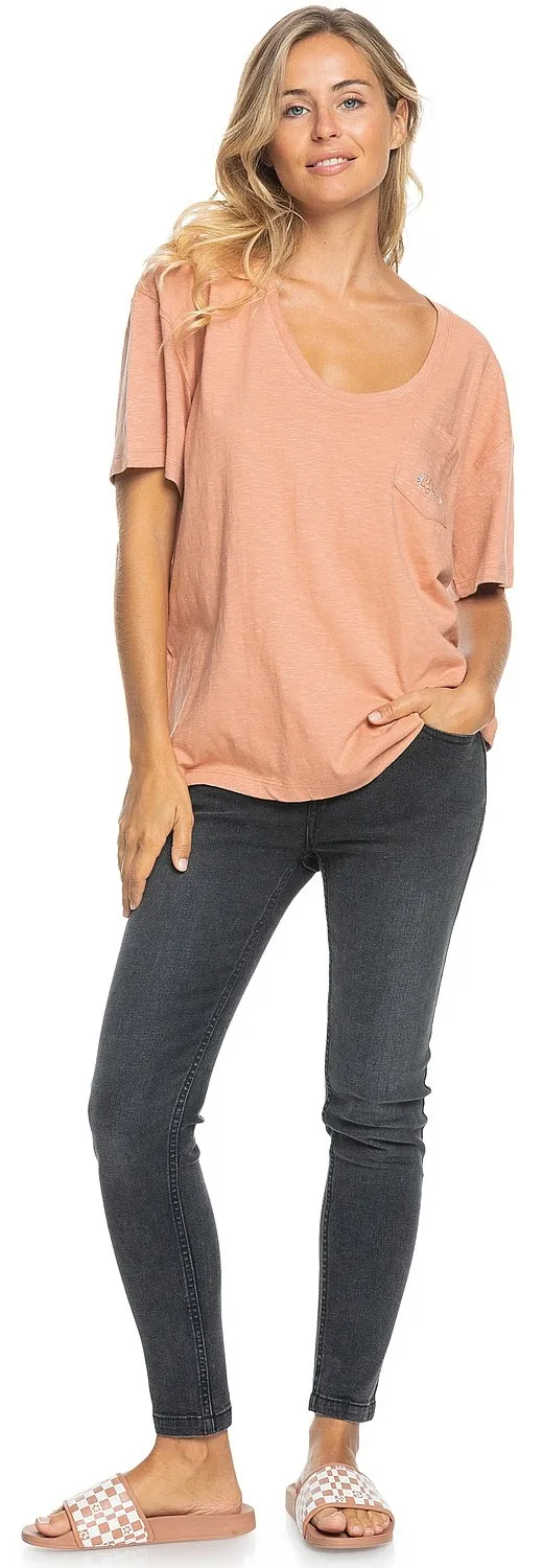 camisa Roxy Deep Tiger Pocket - CKL0/Cork - women´s
