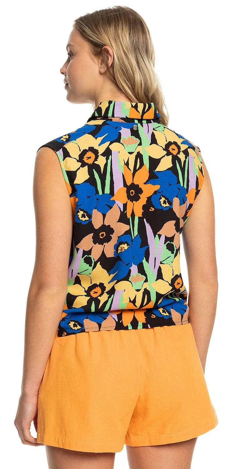 camisa Roxy Tropical View - KVJ6/Anthracite Flower Jammin - women´s