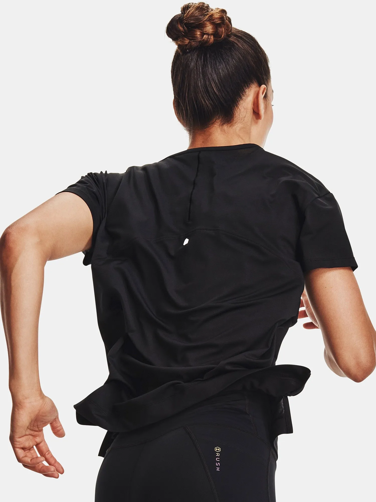 camisa Under Armour Rush Energy - Black - women´s