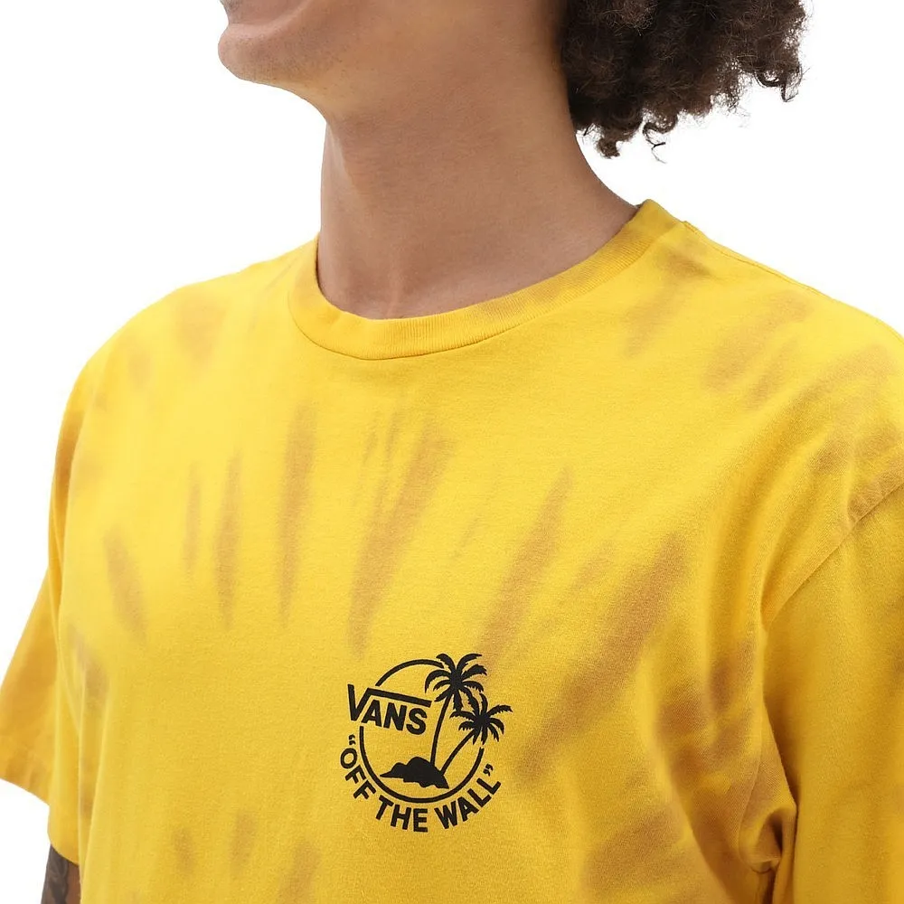 camisa Vans Mini Dual Palm Tie Dye - Old Gold/Narcissus/Black - men´s
