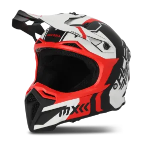 Casco de Cross Acerbis Profile 5 Blanco-Rojo 