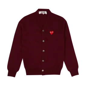 Comme des Garçons PLAY Heart Wool Cardigan