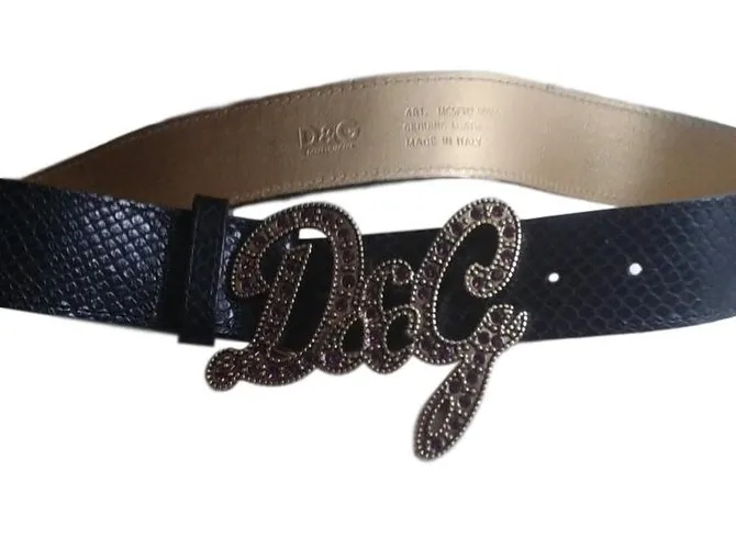Dolce & Gabbana Cinturones Negro 