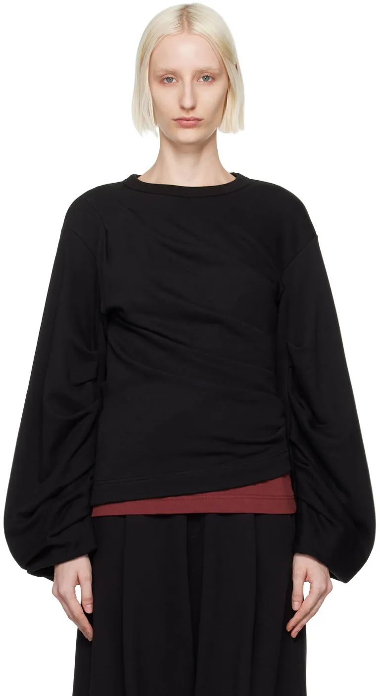 Dries Van Noten Pleated Sweatshirt