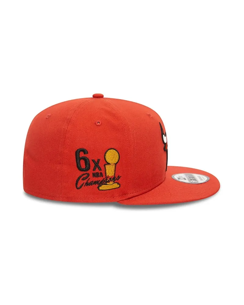 GORRA NEW ERA NARANJA BULLS SEASONAL FLOWER 9FIFTY CHIBUL