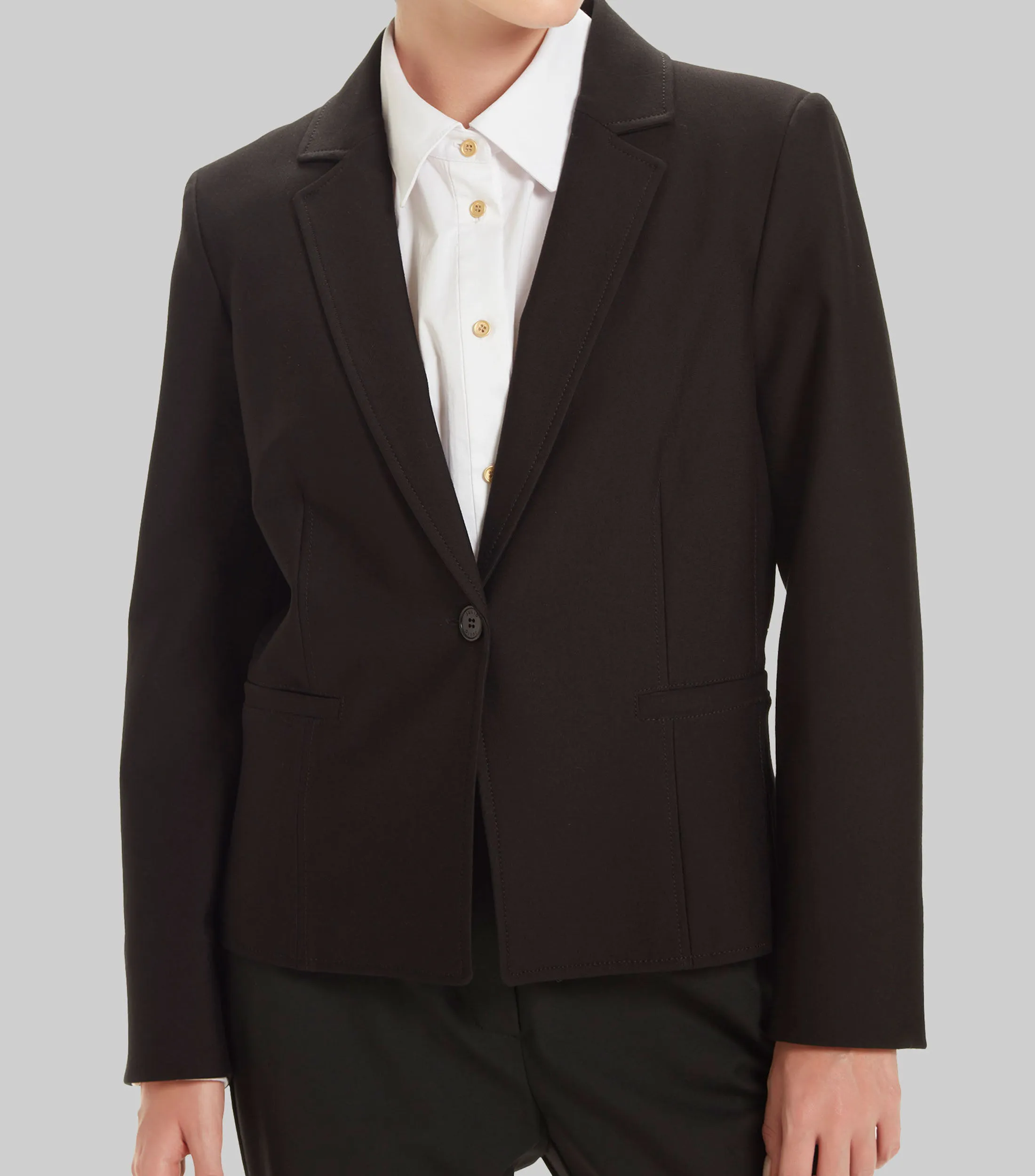 Julio Blazer Confort Corto Tejido De Punto Mujer