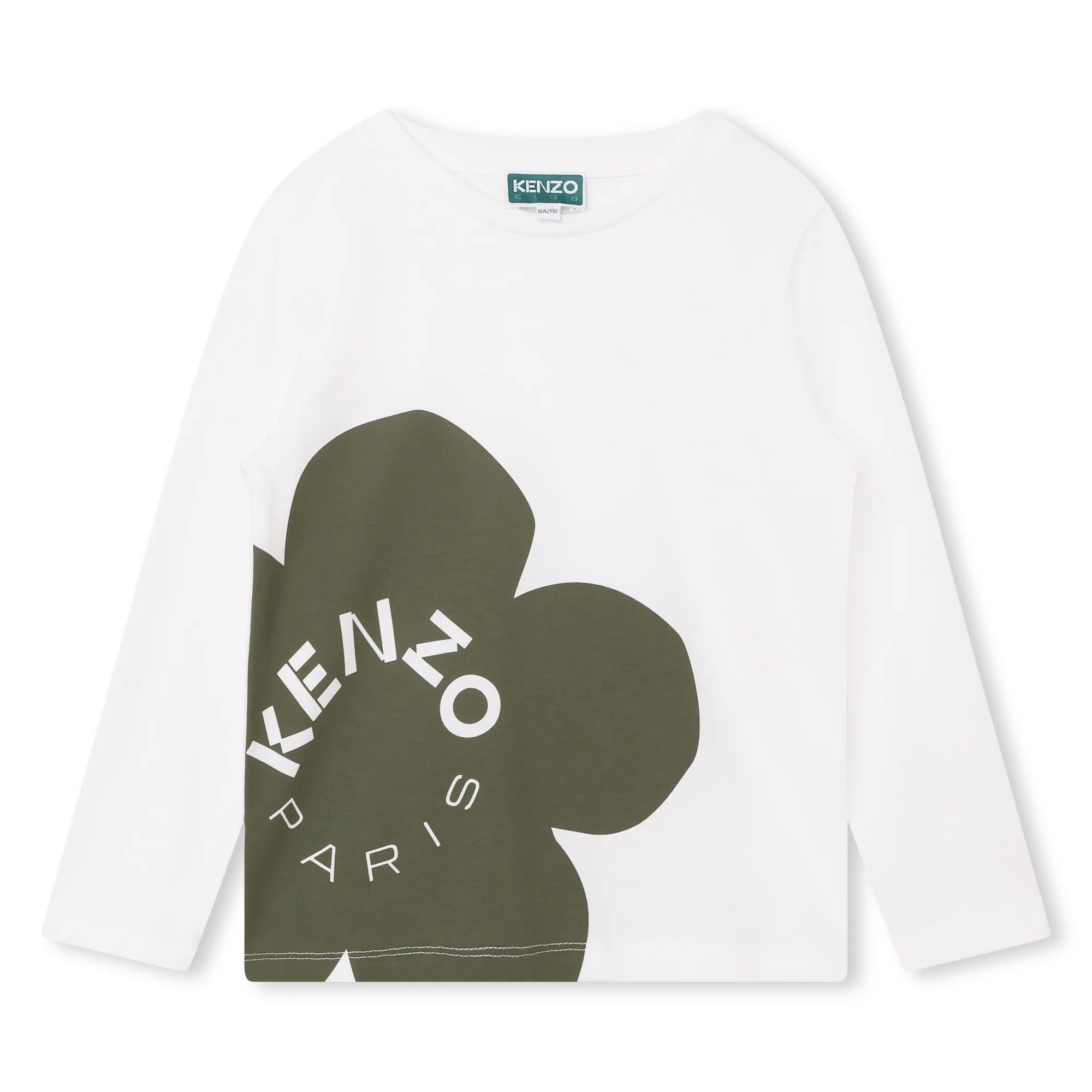 KENZO KIDS Camiseta con flor estampada