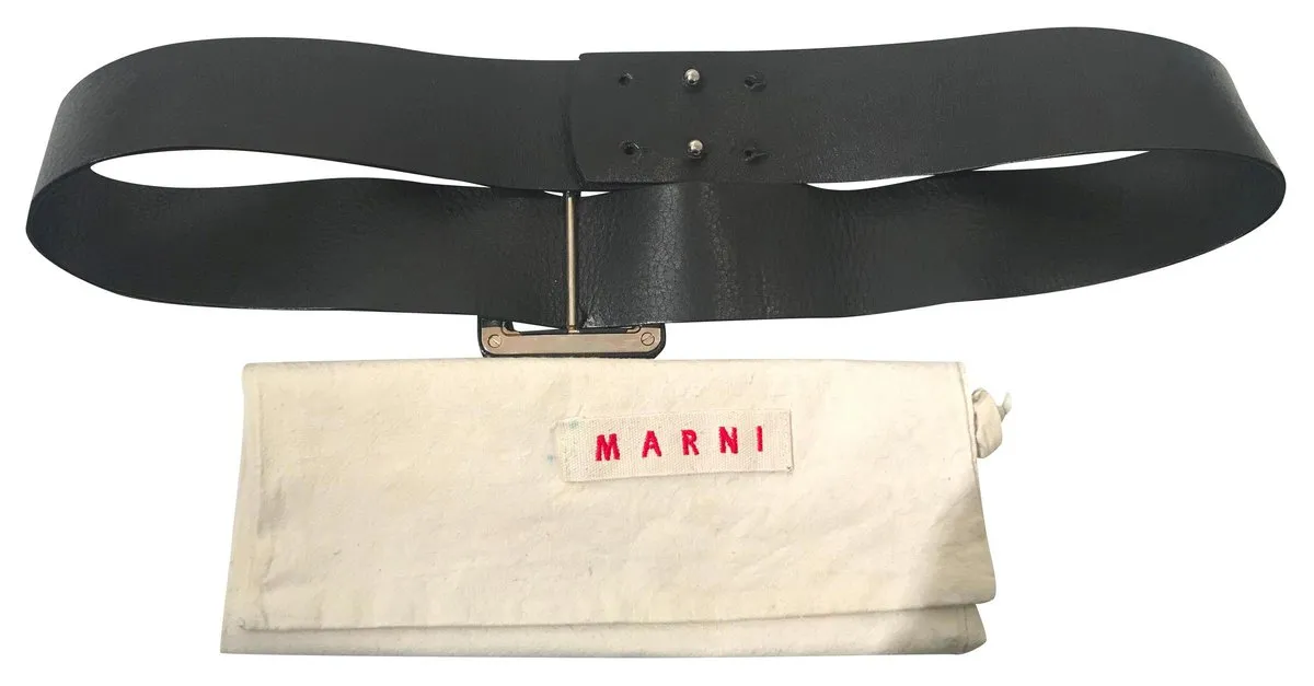 Marni Cinturones Negro 