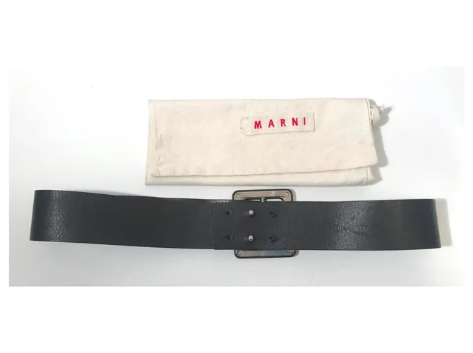 Marni Cinturones Negro 