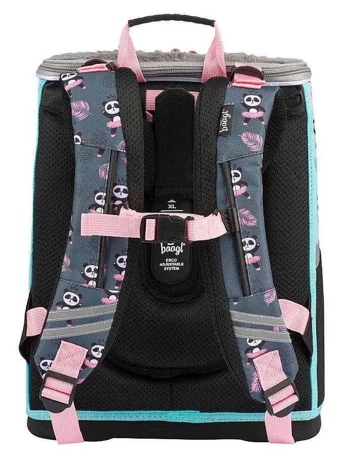 mochila Baagl Zippy - Panda - girl´s