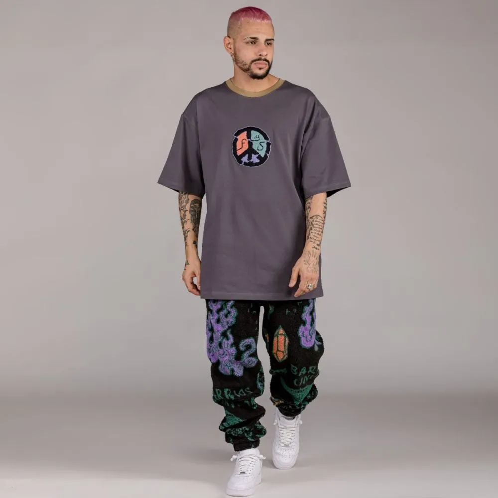 Pantalón Grimey LOST BOYS All Over Jacquard Sweatpants - Black | Winter 22