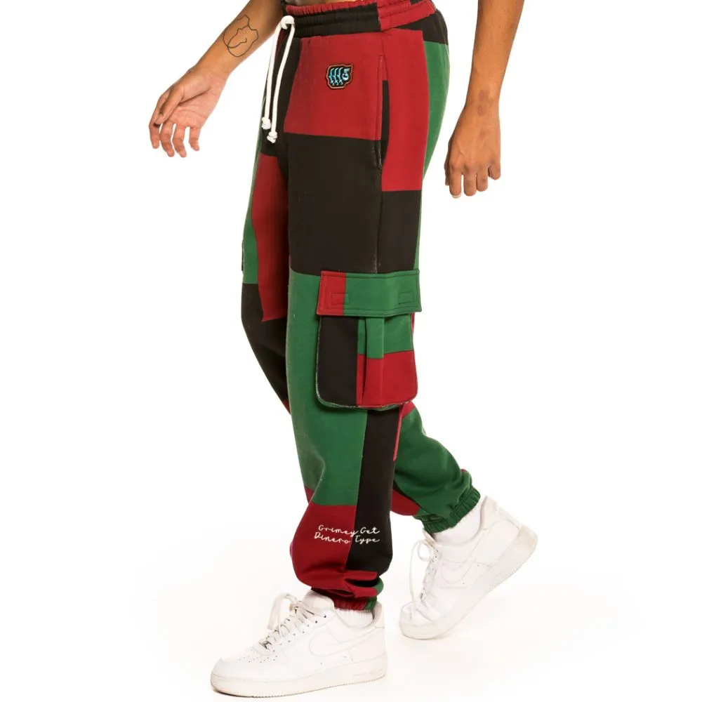 Pantalón Grimey "Singgang Junction All Over Print" Sweatpants - Red | Fall 21