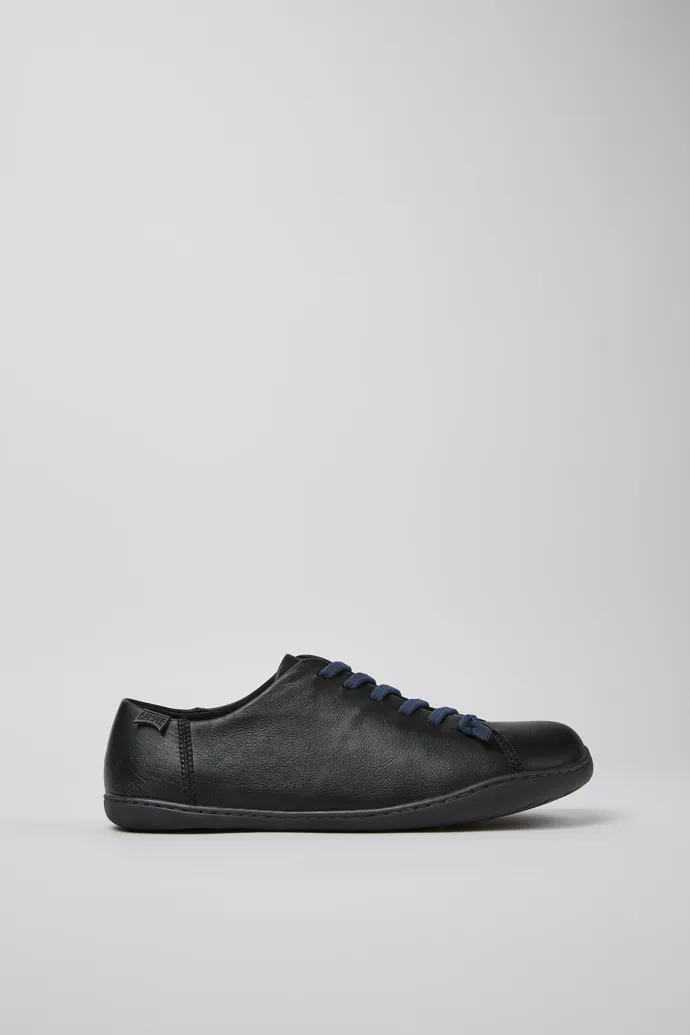 Peu Zapatos de piel negra para hombre