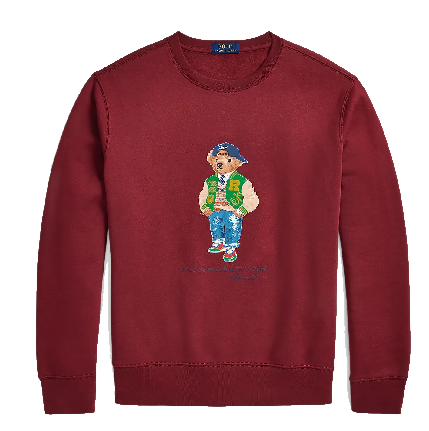 POLO RALPH LAUREN VARSITY BEAR SWEATSHIRT RED CARPET
