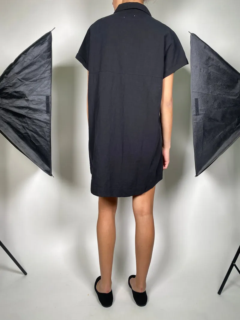 RHYTHM Vestido Camisero Lino