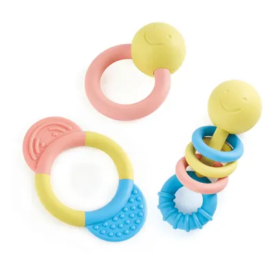 Sonajeros mordedores mariquita · Hape