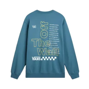 Sudadera Vans Posted Loose Crew Bluestone