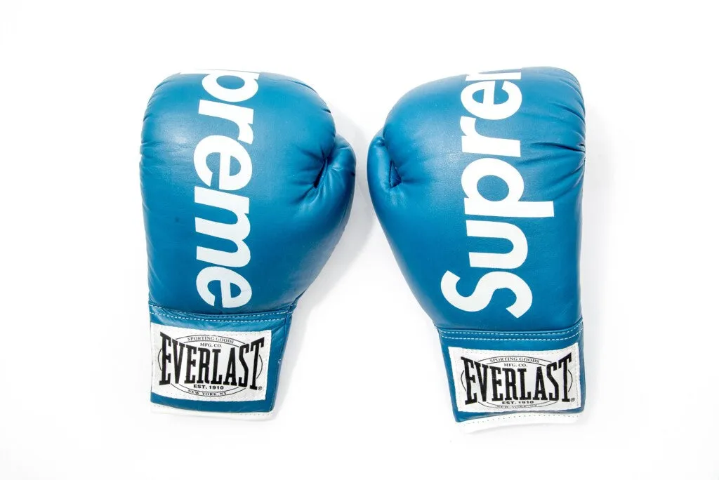 SUPREME EVERLAST BOXING GLOVES BLUE