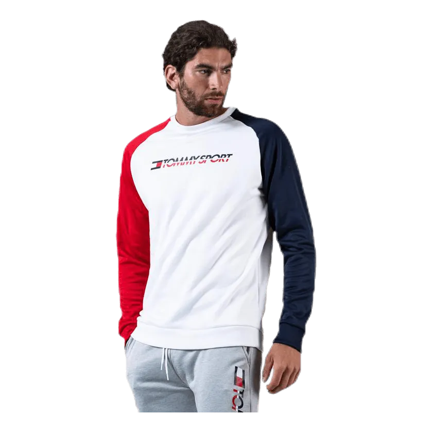 Tommy Hilfiger Sport Knit Crew Sweat White