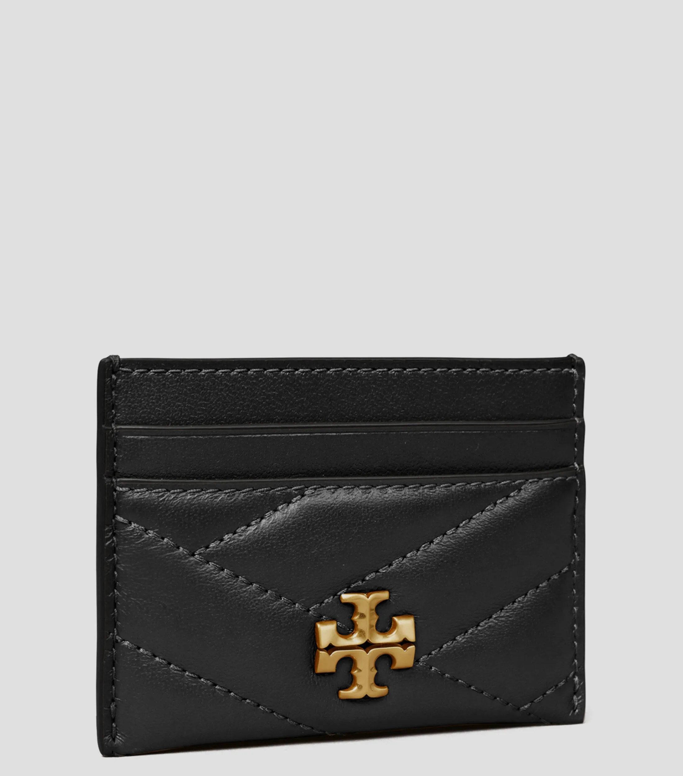 Tory Burch Tarjetero Negro en Piel Kira Mujer