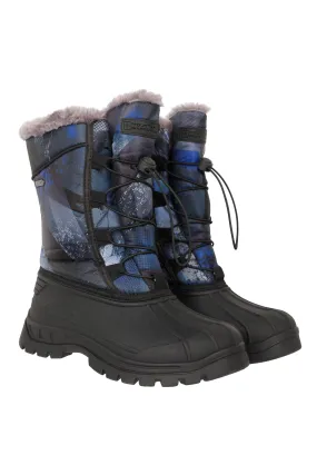 Whistler botas de nieve estampadas, infantiles
